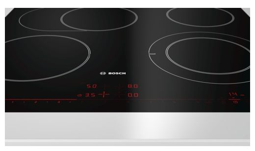 Glaskeramik Kochfeld/Herdplatte 4 Zone(n) Serie 8 PKN601DP1D autarkes 60cm 