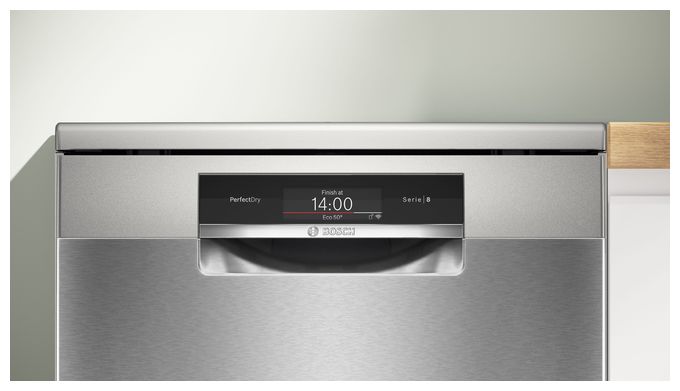 60 cm Geschirrspüler freistehend Sehr leise 14 Maßgedecke aquaStop Funktion Wärmetauscher Serie 8 SMS8TCI04E 