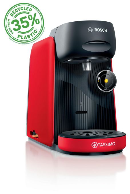 Kaffeekapsel Maschine  TAS163E Tassimo Finesse (Schwarz, Rot) 