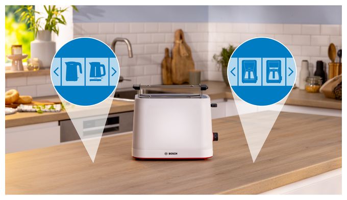 Toaster 950 W 2 Scheiben  TAT3M121 MyMoment (Weiß) 