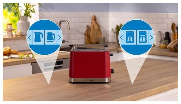 Toaster 950 W 2 Scheibe(n)  TAT4M224 MyMoment (Rot) 