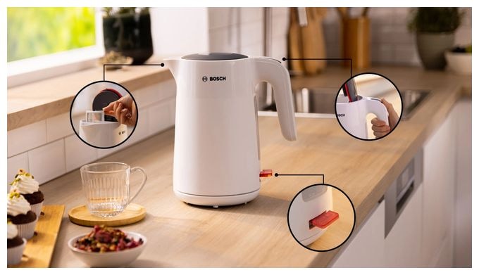 1,7 l Wasserkocher 2400 W  TWK2M161 MyMoment (Weiß) 
