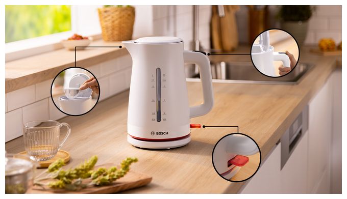 1,7 l Wasserkocher 2400 W  TWK3M121 MyMoment (Weiß) 