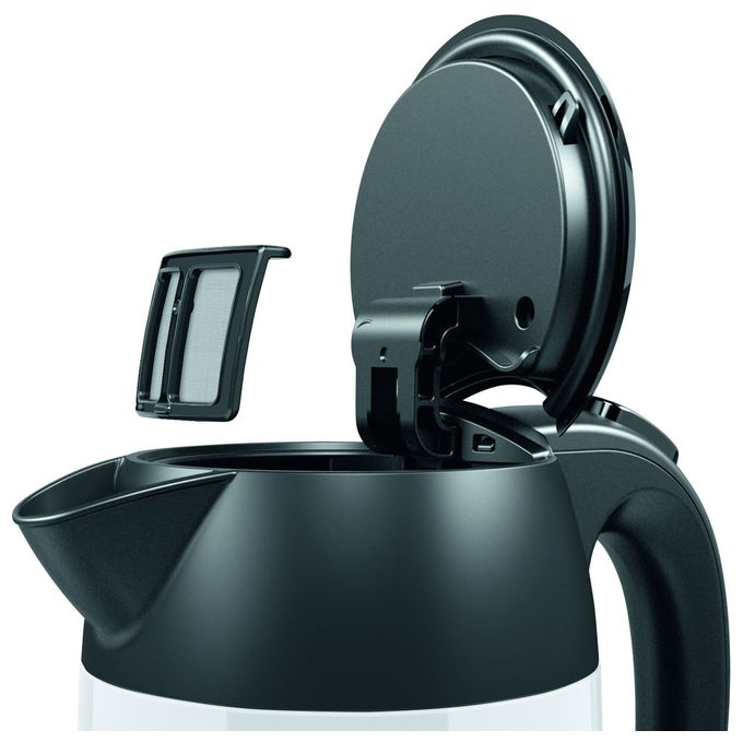 1,7 l Wasserkocher 2400 W  TWK3P421 DesignLine (Schwarz, Weiß) 