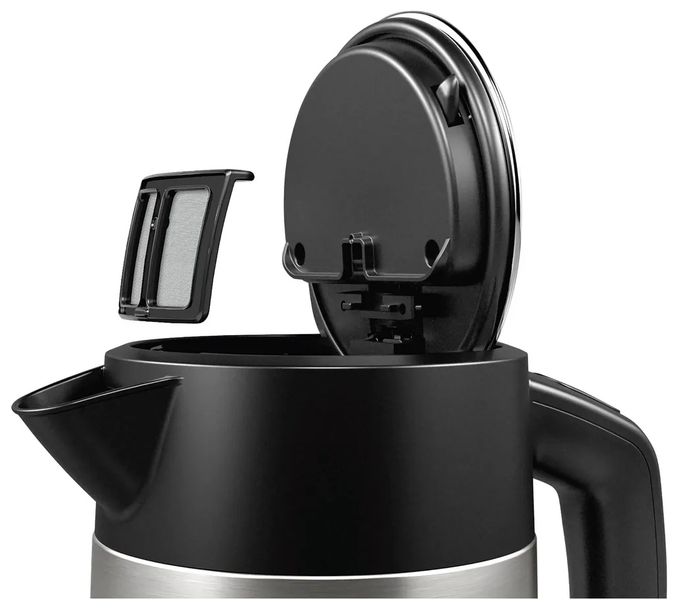 1,7 l Wasserkocher 2400 W  TWK4P440 DesignLine (Schwarz, Edelstahl) 