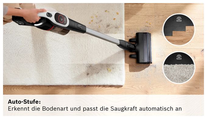 Handstaubsauger Beutellos bis 60 min Laufzeit 18 V HEPA  Unlimited 9 BKS931BA (Weiß) 