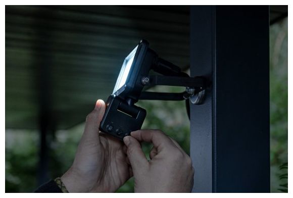 LED Strahler JARO 1060 P (LED Fluter zur Wandmontage für außen IP65, 10W, 1150lm, 6500K, mit Bewegungsmelder) 