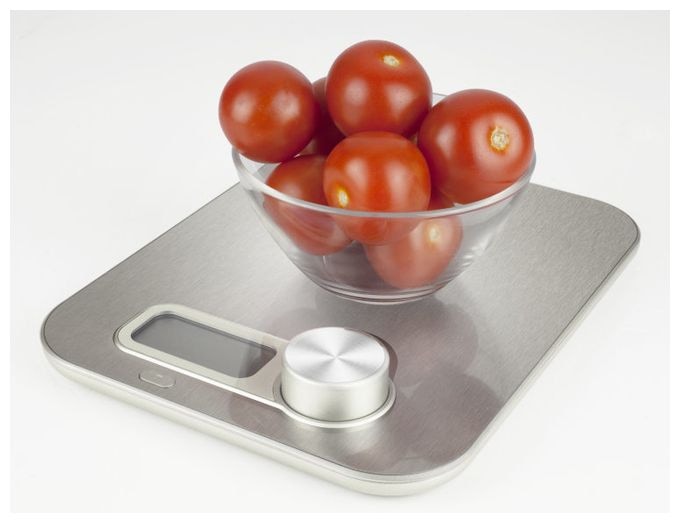 Elektronische Küchenwaage bis 5 kg Genauigkeit 1 g  Kitchen Energy (Edelstahl) 