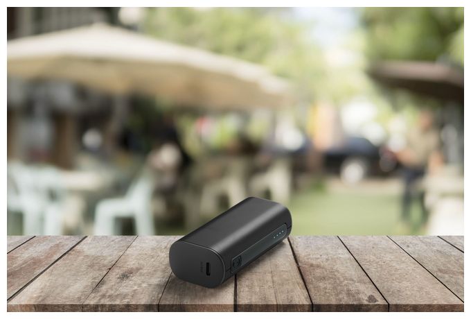 5000 mAh Powerbank USB Typ-C  Thunder (Schwarz) 