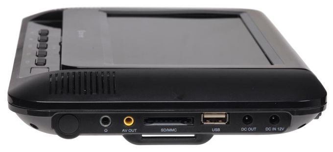 17,8 cm (7 Zoll) Tragbarer DVD-Player DVD, DVD+R, DVD+RW, CD, CD-R, CD-RW MTW-793 