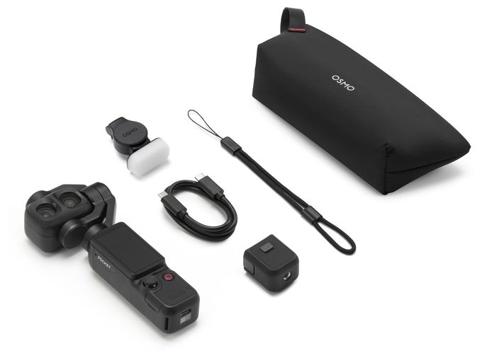 7680 x 4320 Pixel Aktion Kamera  Osmo Pocket 4P Standard Combo (Schwarz) 