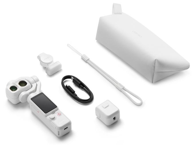 7680 x 4320 Pixel Actioncam  Osmo Pocket 4P Standard Combo (Weiß) 