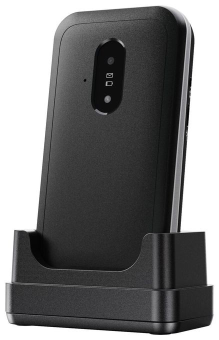 4G Smartphone 7,11 cm (2.8 Zoll) 0,3 MP Single SIM  Leva E22 (Schwarz, Weiß) 