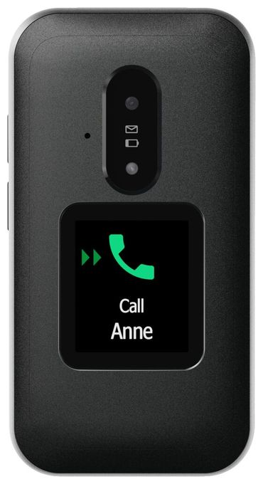 4G Smartphone 7,11 cm (2.8 Zoll) 0,3 MP Single SIM  Leva E30 (Schwarz, Weiß) 