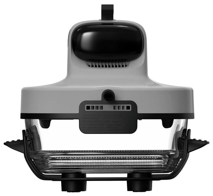 Heißluftfritteuse 1500 W (Schwarz, Transparent, Weiß) Tasti 