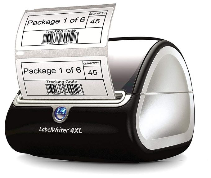 DYMO Original LabelWriter Versand/Namensschild-Etiketten | 102 mm x 59 mm | 2 Rollen mit je 575 leicht ablösbaren Etiketten (1.150 Etiketten) | für LabelWriter 4XL/5XL Etikettendrucker 