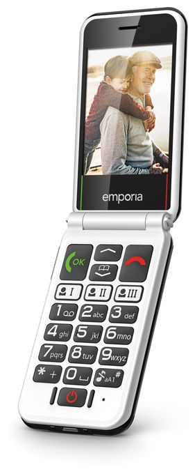 4G Smartphone 7,11 cm (2.8 Zoll) Single SIM  SimpliCity glam (Schwarz) 