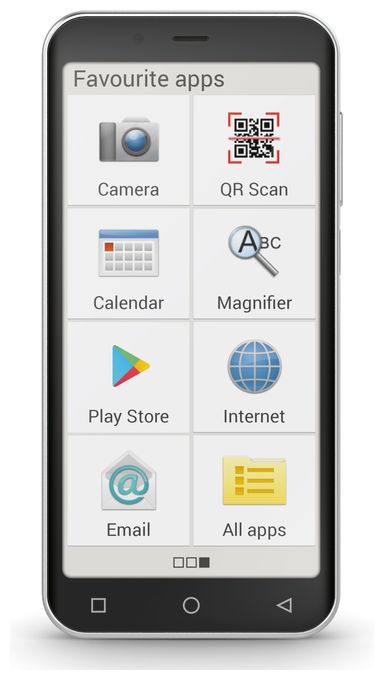 64 GB 4G Smartphone 12,6 cm (4.95 Zoll) 1,8 GHz Android 13 MP Dreifach Kamera Single SIM  SMART.5mini (Schwarz) 