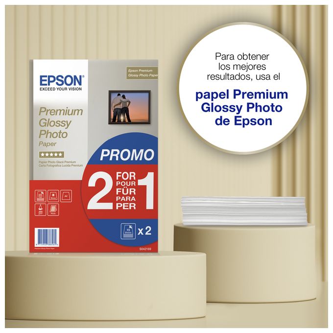 Epson A4 Premium Glossy Photo Paper 255 g/m2, 30 Blatt 