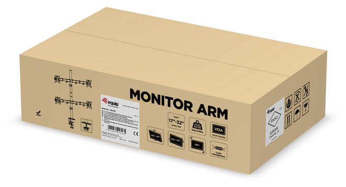 17”–32” Vierfach-Gelenk-Monitor/LCD-Tischhalterung 