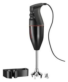 Stabmixer 120 W 2 Stufen  M100D Black Design Zauberstab (Schwarz) 
