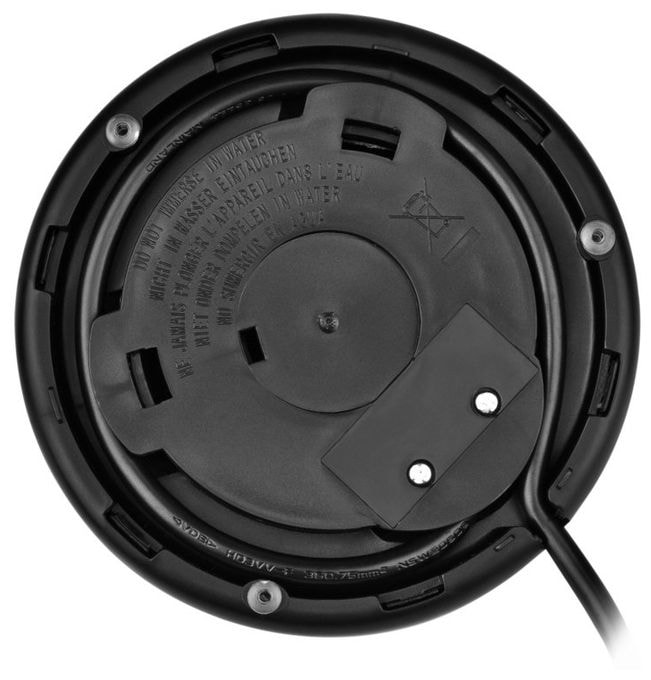 1,0 l Wasserkocher 1600 W  Adela (Schwarz, Edelstahl) 