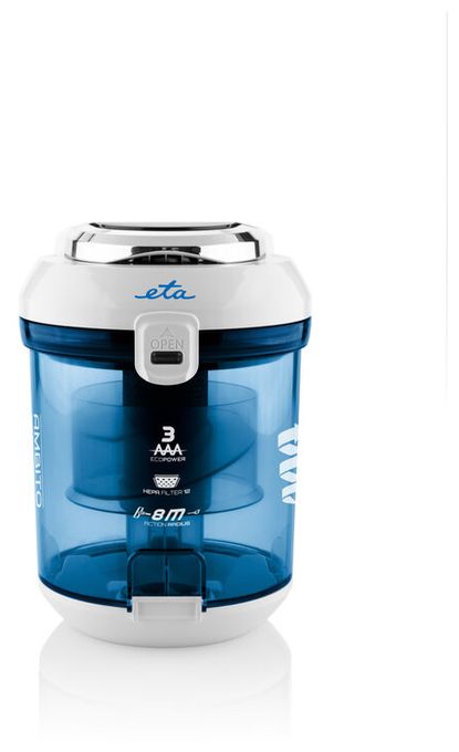 Bodenstaubsauger Beutellos 700 W HEPA (Schwarz, Blau, Weiß) Ambito 