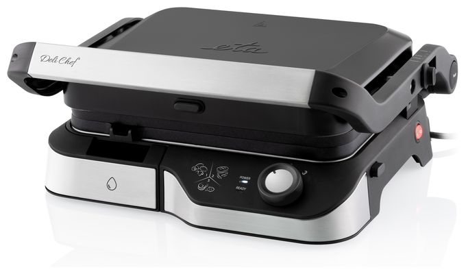2000 W mit 308 x 230 mm Fläche  DeliChef (Schwarz) 