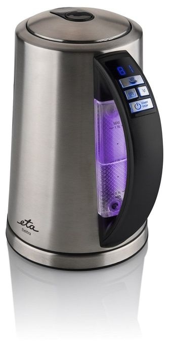 1,7 l Wasserkocher 2200 W  Elektra (Schwarz, Edelstahl) 