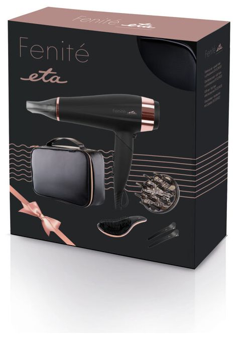 Haartrockner 2200 W  Fenité Set Black Edition (Schwarz) 
