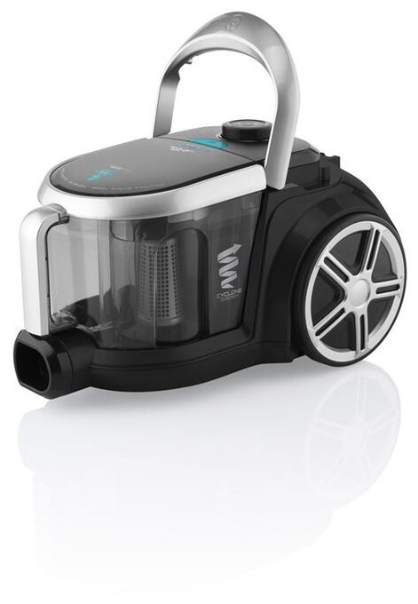 Bodenstaubsauger Beutellos 800 W HEPA  Stormy Car (Schwarz) 