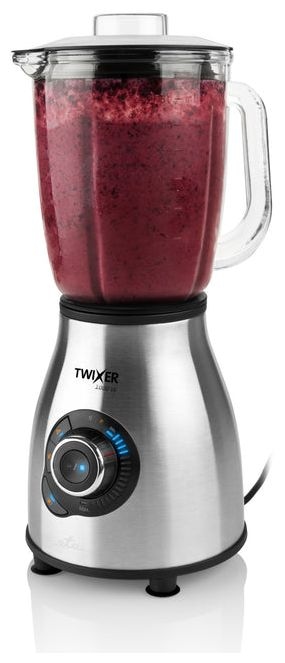 1,75 l Standmixer 1000 W  Twixer (Schwarz, Edelstahl) 