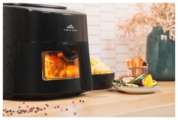 Heißluftfritteuse 4,3 l 1300 W  Vista Digi (Schwarz) 