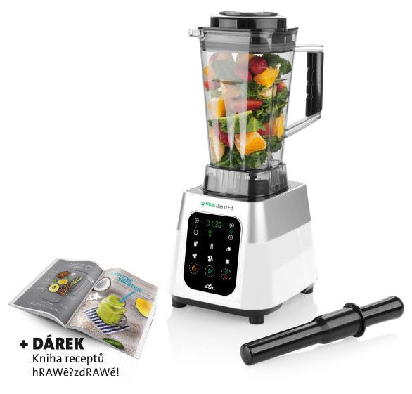 2 l Standmixer 9 Geschwindigkeiten 1800 W  Vital Blend Fit (Grau, Weiß) 