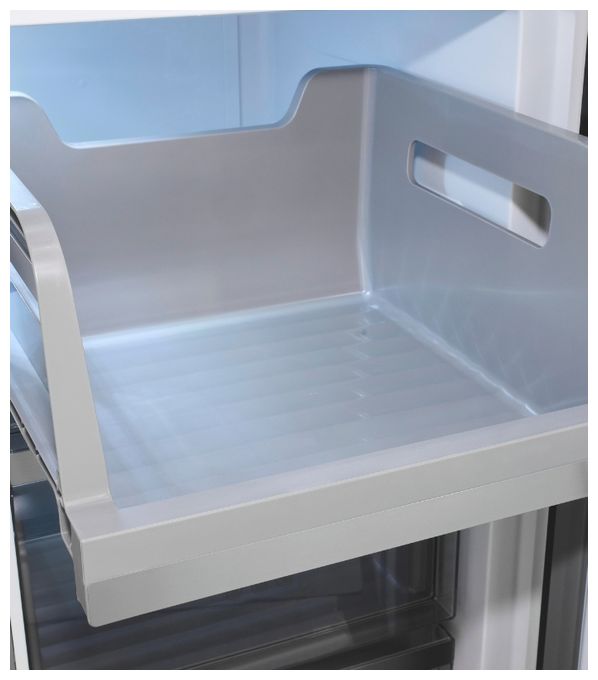 Side-by-Side Kühl-/ Gefrierkombination 270 l / 196 l 316 kWh NoFrost 1930 mm x 840 mm  EMD470-170-200E (Edelstahl) 