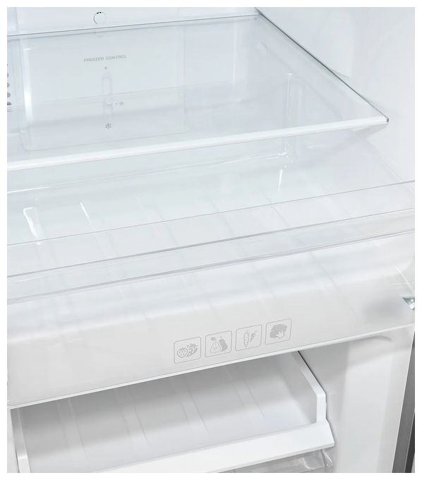 182 l / 71 l Kühl-Gefrierkombi freistehend NoFrost 141 kWh Jahr  KGC265-70-NF-040C (Edelstahl) 