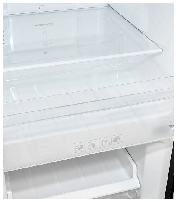 182 l / 71 l Kühl-Gefrierkombi freistehend NoFrost 141 kWh Jahr  KGC265-70-NF-040C (Schwarz) 