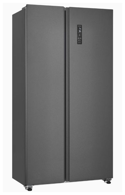 Side-by-Side Kühl-/ Gefrierkombination 291 l / 151 l 230 kWh NoFrost 1770 mm x 910 mm  SBS46-040D (Anthrazit) 