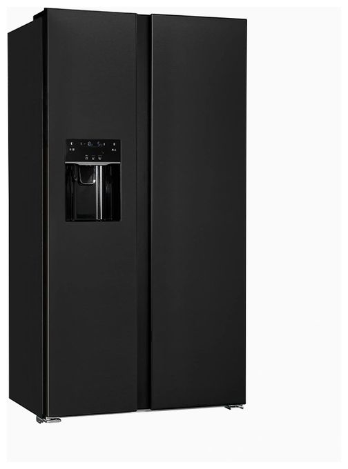 Side-by-Side Kühl-/ Gefrierkombination 344 l / 169 l 306 kWh NoFrost 1775 mm x 910 mm  SBS520-CF-040E (Schwarz) 