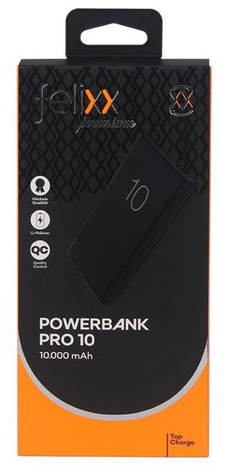 10000 mAh Powerbank Mikro-USB  Pro 10 (Schwarz) 