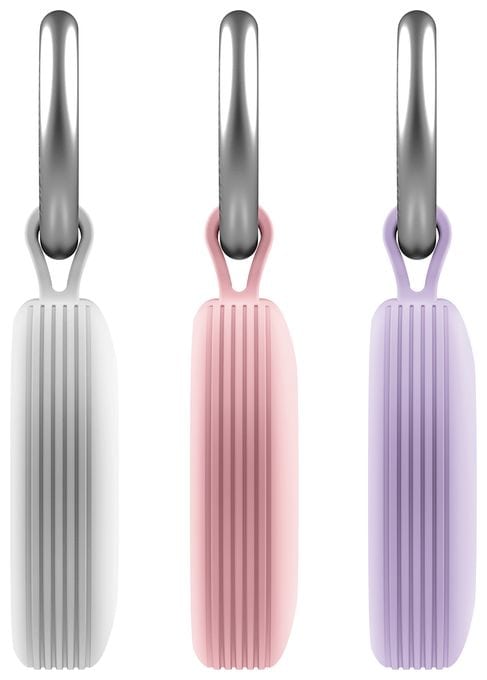Apple Find My, Google's Find Hub (Weiß, Pink, Violett) 185816 Schlüsselfinder 4er Set 