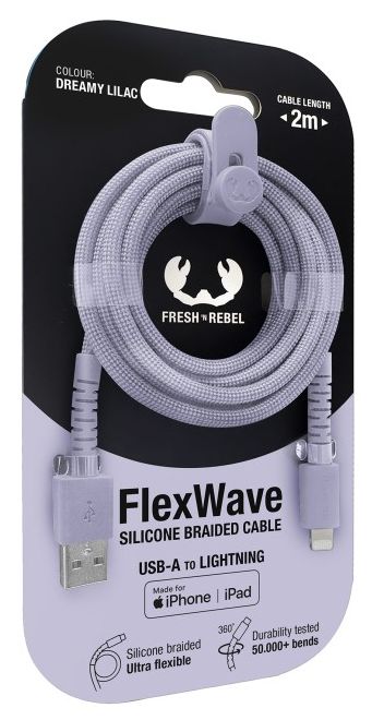 Stecker Rundkabel Lightning auf USB A 2 m  2ULC201DL2 (Violett) 