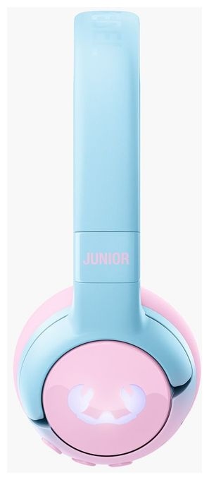 Ohraufliegender Bluetooth Kopfhörer kabellos 48 h Laufzeit USB Typ-C  Code Junior (Blau, Pink) 