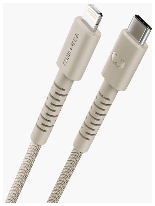 Stecker Lightning auf USB C 2 m  FlexWave (Beige) 