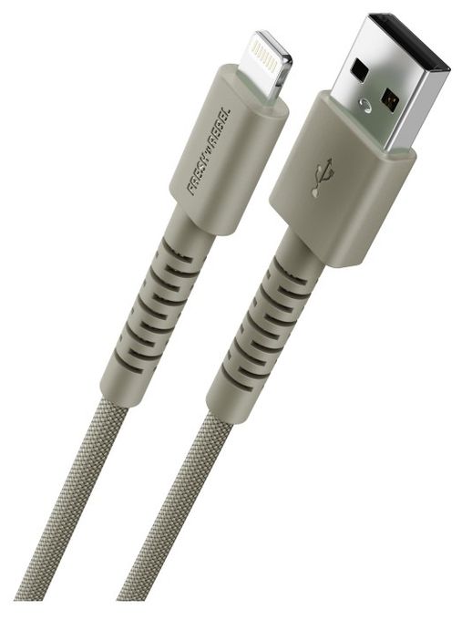 Stecker Rundkabel Lightning auf USB A 2 m  FlexWave (Grün) 