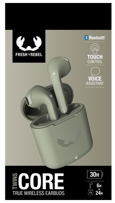 In-Ear Bluetooth Kopfhörer Kabellos TWS 6 h Laufzeit  Twins Core (Grün) 