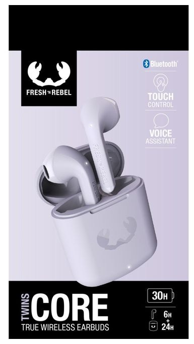 In-Ear Bluetooth Kopfhörer Kabellos TWS 6 h Laufzeit  Twins Core (Lila) 