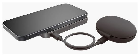 5000 mAh Powerbank USB Typ-C Kabelloses Laden  Wireless Magnetic (Grau) 