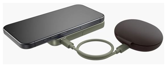 5000 mAh Powerbank USB Typ-C Kabelloses Laden  Wireless Magnetic (Grün) 