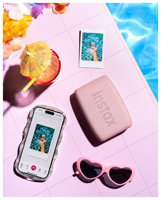 2.4" x 1.8" (6.2x4.6 cm) Foto Drucker 800 x 600 DPI  Instax Mini Link3 (Rose) 